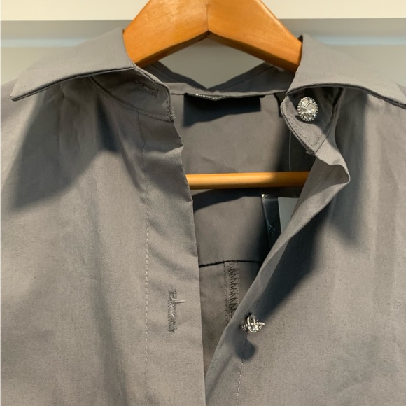 Jewel Button-Front - NY&C Madison Shirt Brand New with Tags - Picture 4 of 10